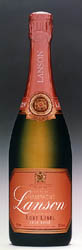歐陸皇室時常選用為御酒之 Lanson 法國香檳廠釀製之 Champagne  Lanson  Brut Rose 玫瑰香檳