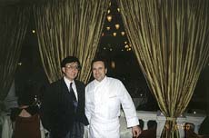 膺選美國最佳廚的法國名廚Daniel Boulud在他宮廷式的食府「Restaurant Daniel」歡迎筆者。