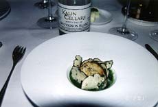 加州Kalin Cellars 94 Potter Valley Sauvignon Blanc白酒搭送燒帶子搭白松露菌