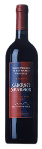 法國Philippe de Rothschild酒業在智利Maipo酒區出產的2001 Cabernet Sauvignon Reserva 精品級酥維溶紅酒。